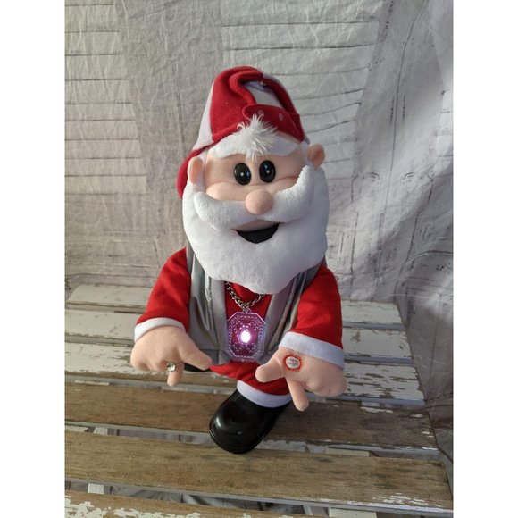 Gemmy Santa rapper getting jiggy with it animated - Picture 5 of 8